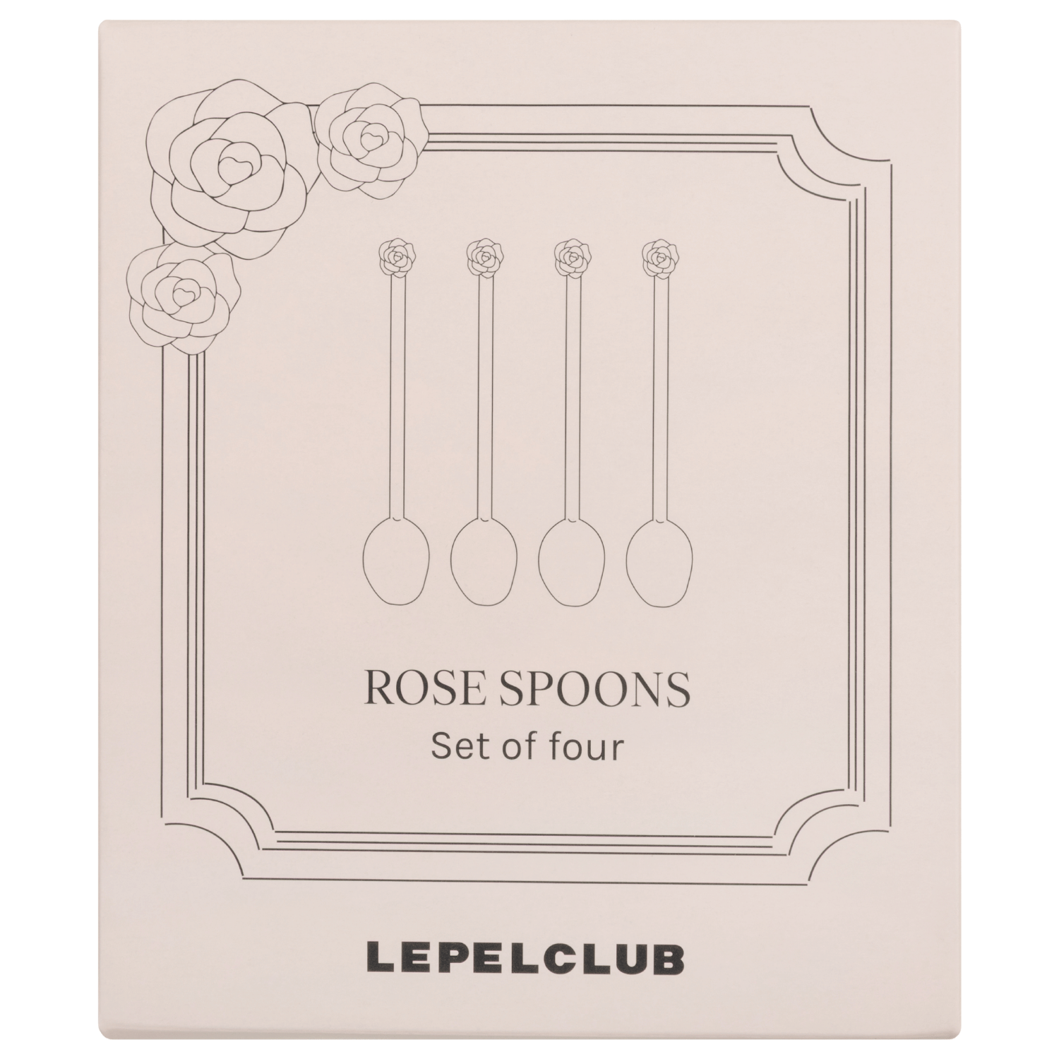 Gift upgrade: Spoon Club Spoon Set - Rose Spoons